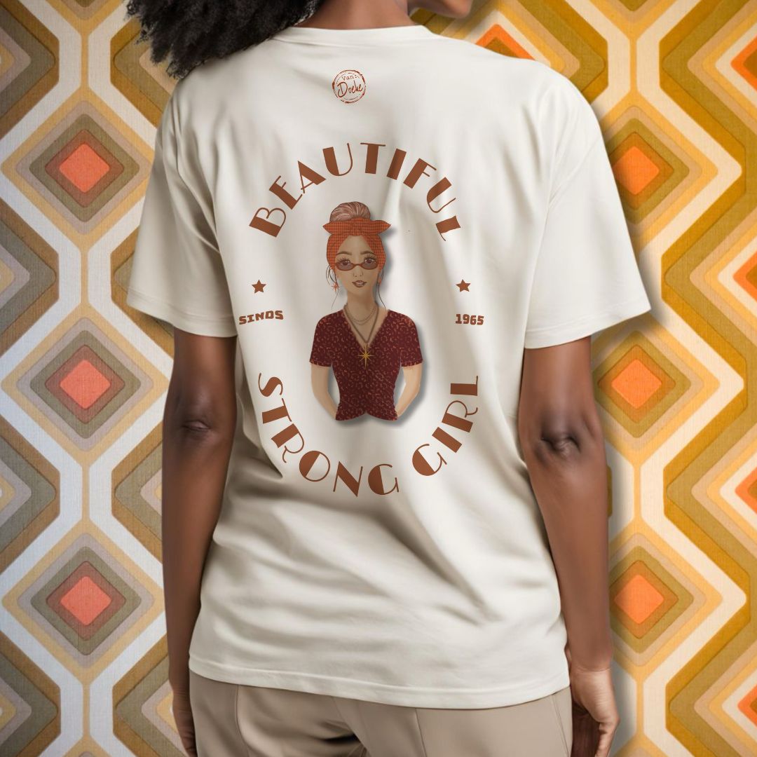 Beautiful strong girl unisex T shirt