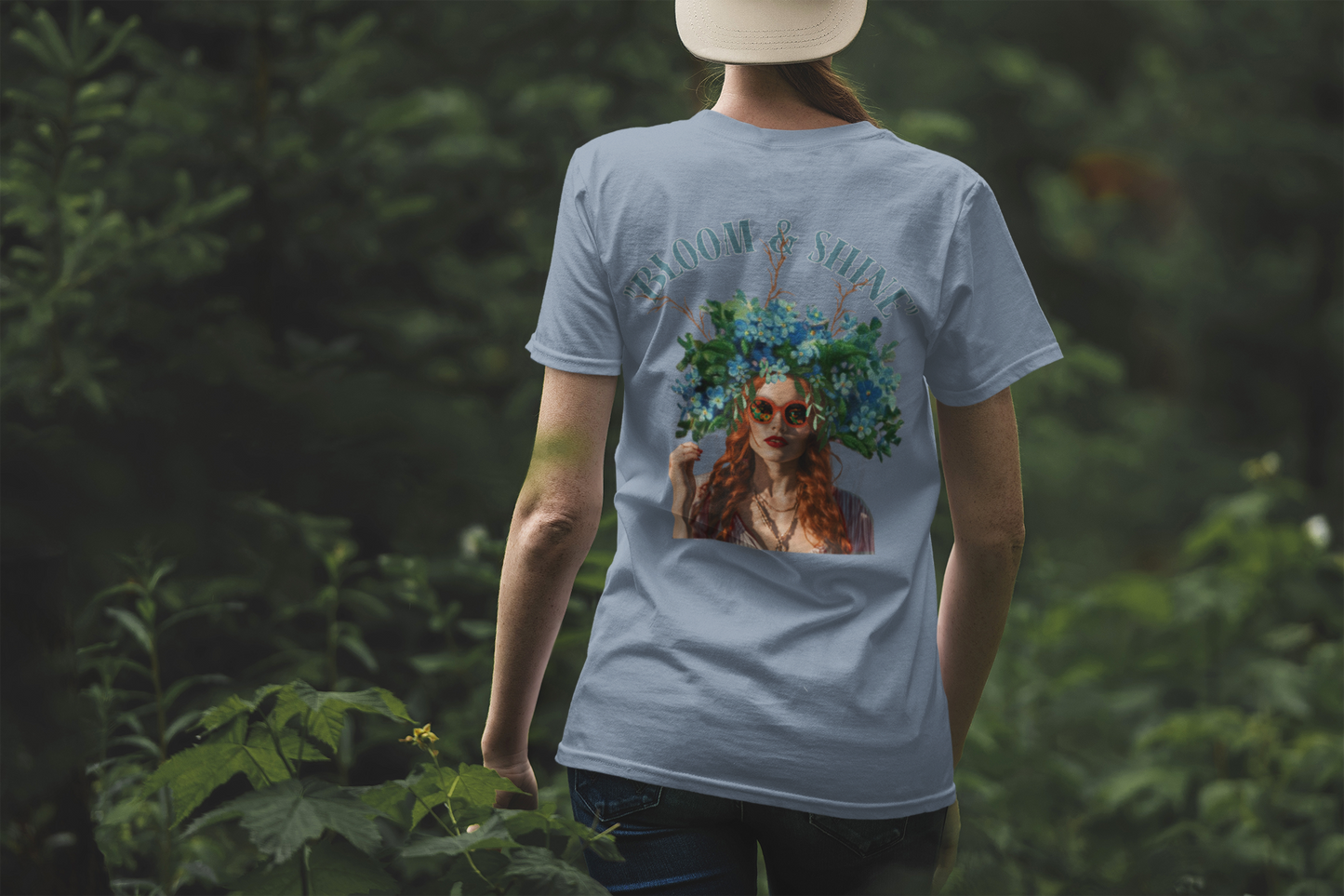 Bloom & Shine print achter
