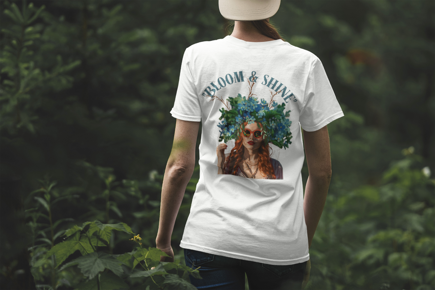 Bloom & Shine print achter