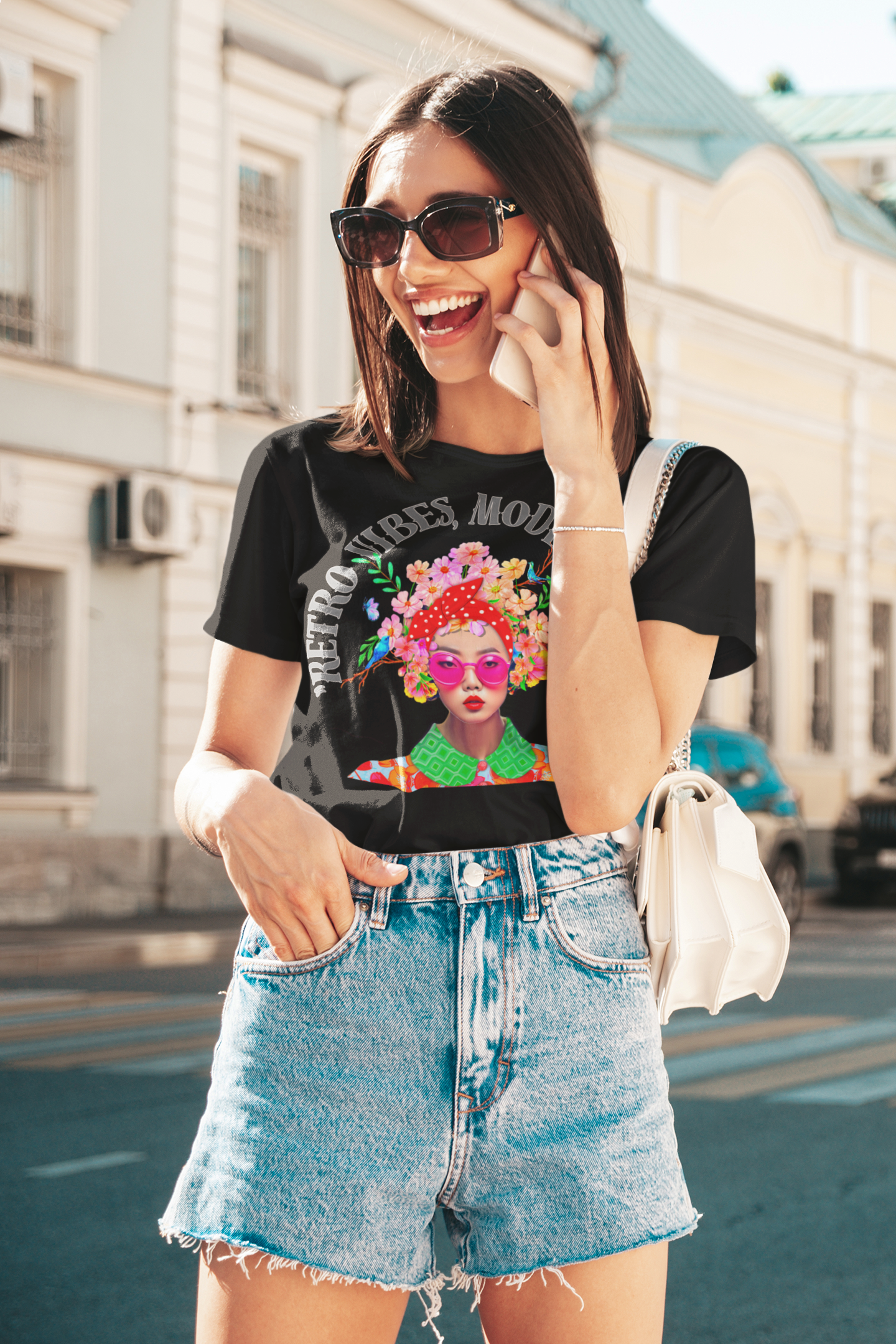 Retro vibes, modern lives print voor