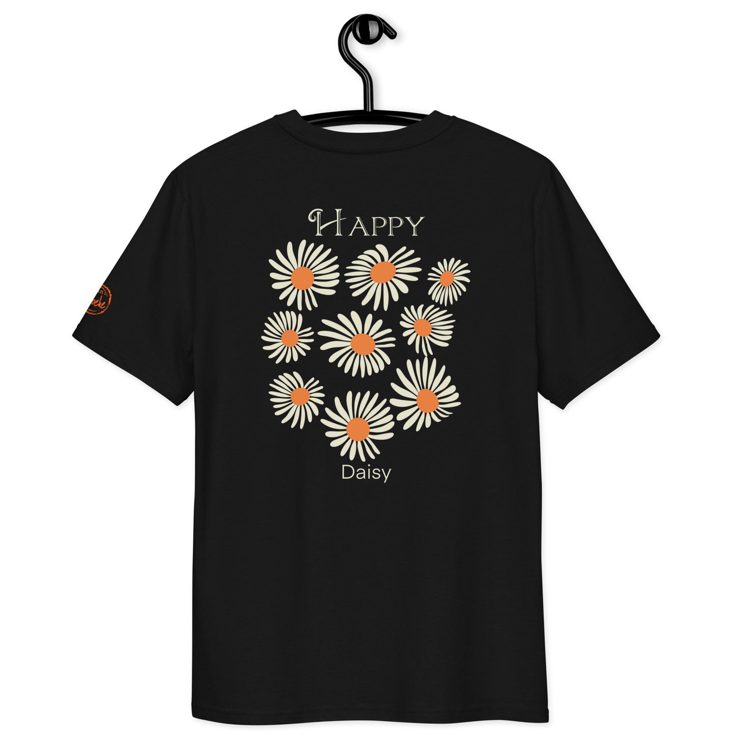 Happy daisies print achter