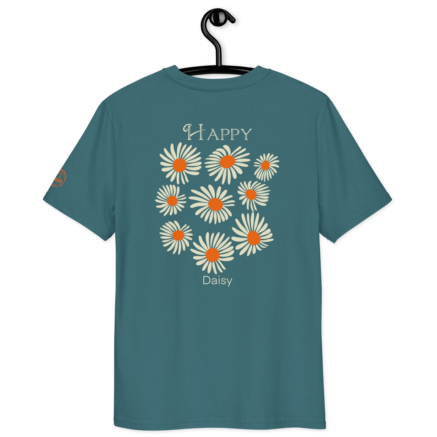Happy daisies print achter