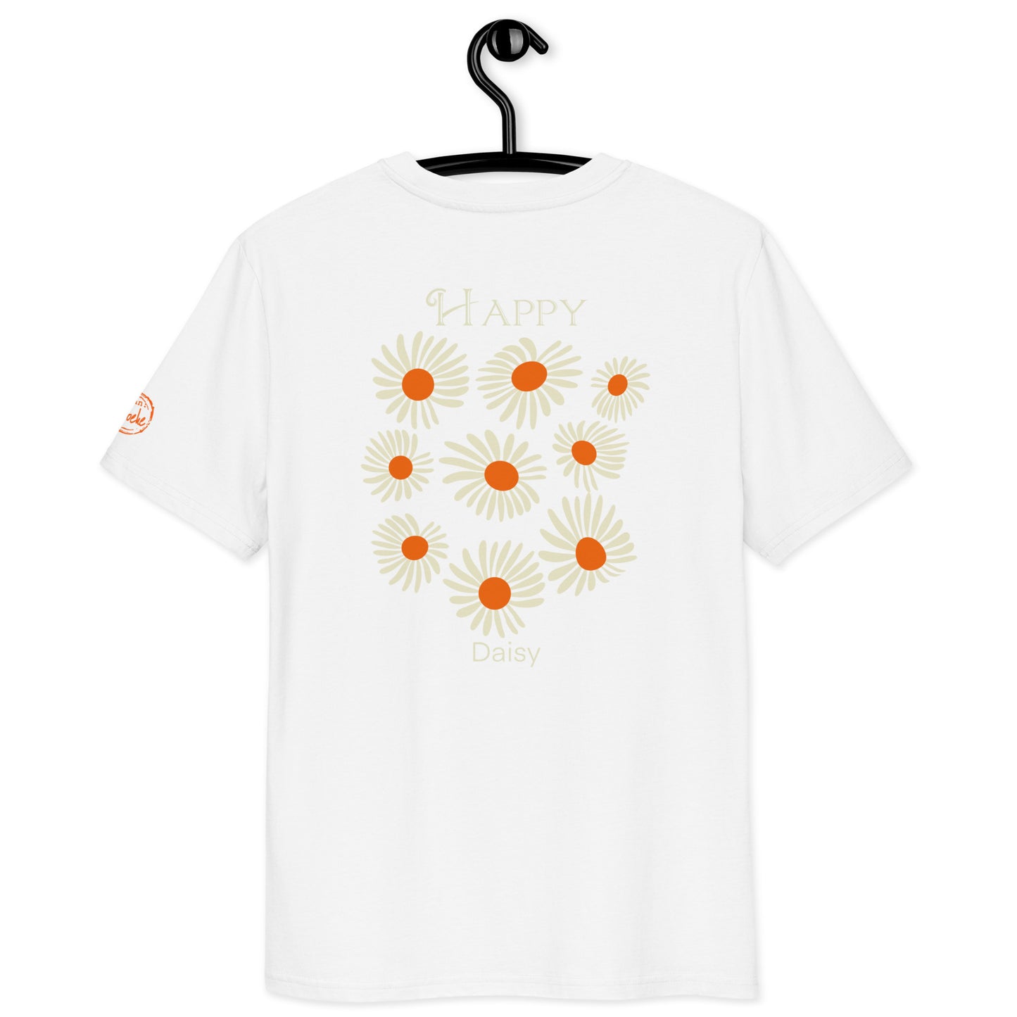 Happy daisies print achter