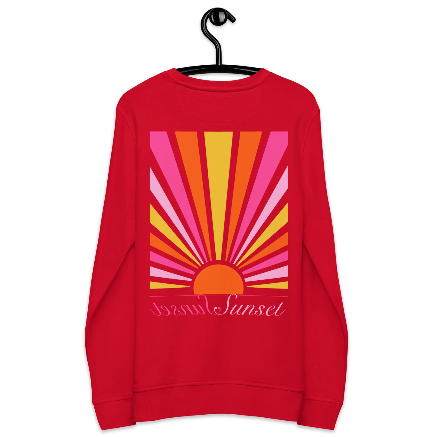 Sunset print achter