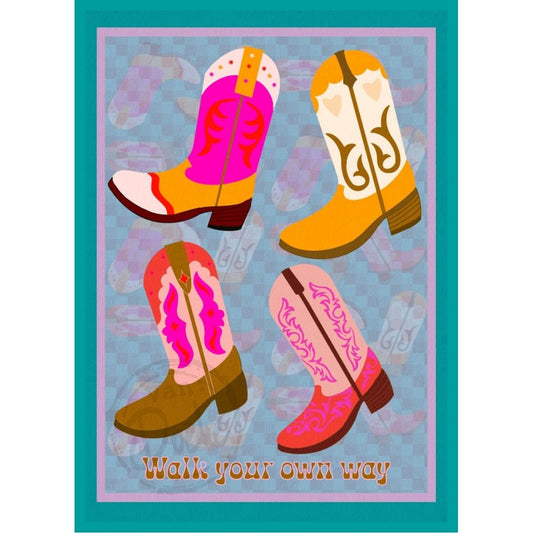 Illustratie Ansichtkaart –BOOTS- Van Doeke