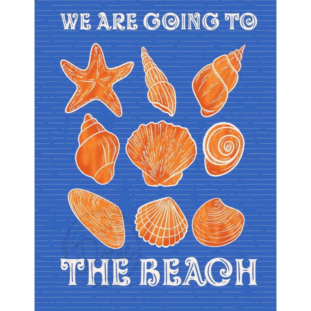 Illustratie Ansichtkaart –BEACH- Van Doeke