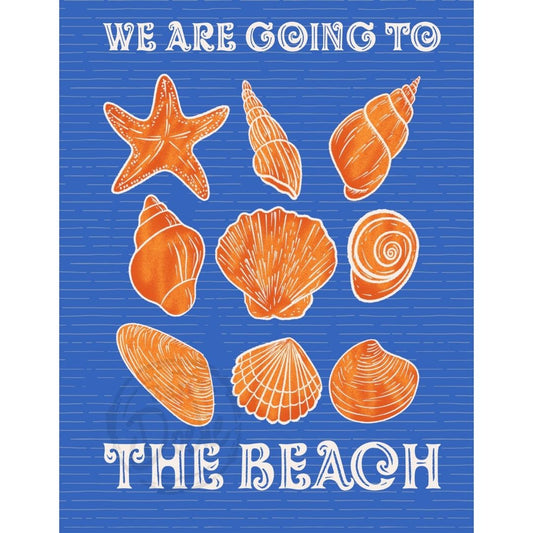 Illustratie Ansichtkaart –BEACH- Van Doeke