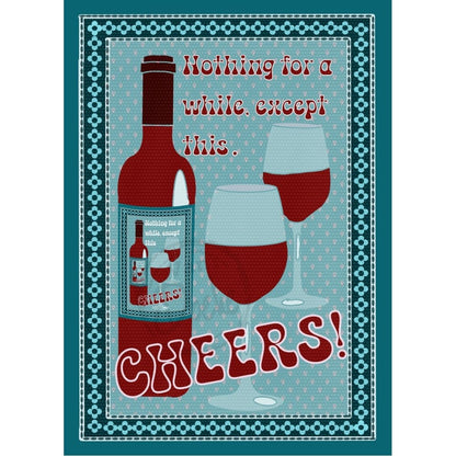 Illustratie Ansichtkaart –CHEERS- Van Doeke