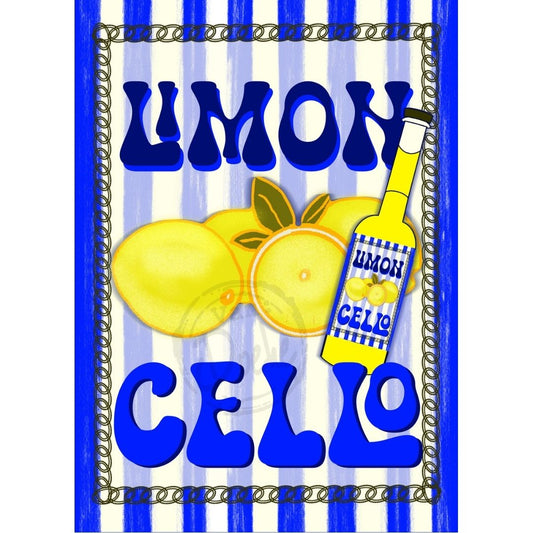 Illustratie Ansichtkaart –LIMONCHELLO- Van Doeke