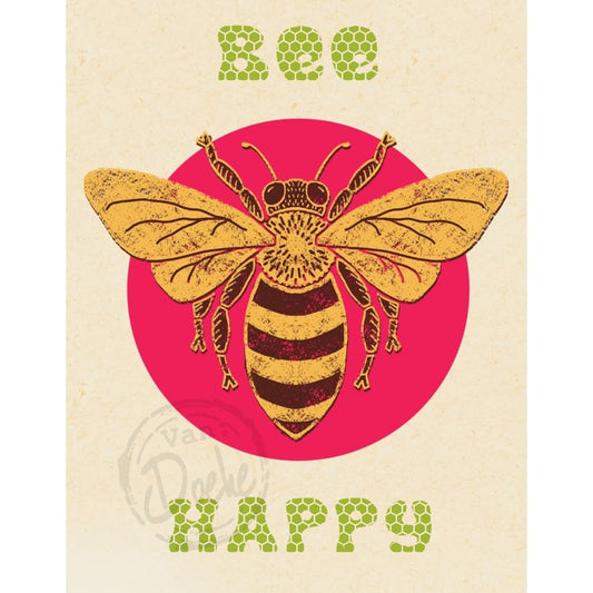 Illustratie Ansichtkaart –BEE- Van Doeke