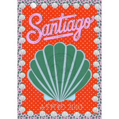 Illustratie Ansichtkaart –`SANTIAGO DE COMPOSTELLA- Van Doeke