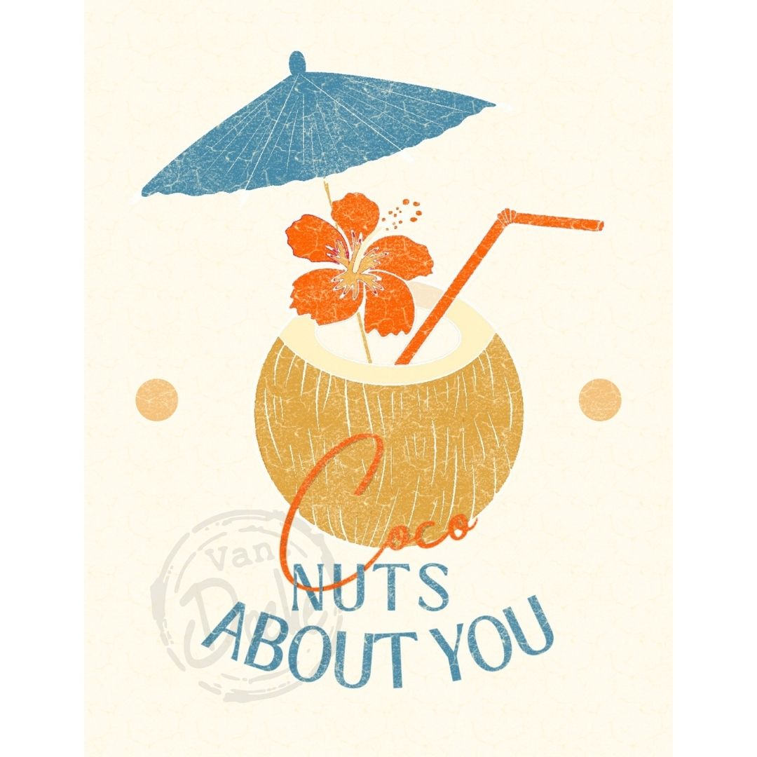 Illustratie Ansichtkaart –NUTS- Van Doeke