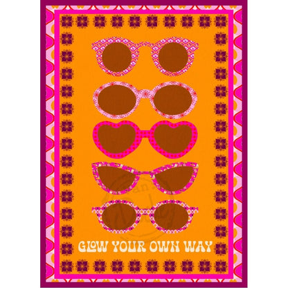 Illustratie Ansichtkaart –GLASSES- Van Doeke