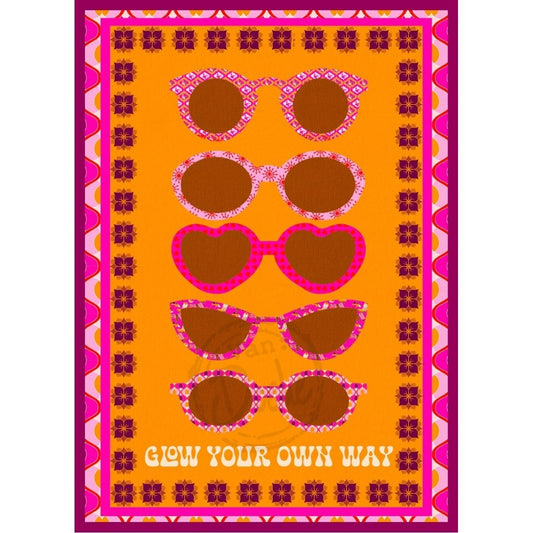 Illustratie Ansichtkaart –GLASSES- Van Doeke