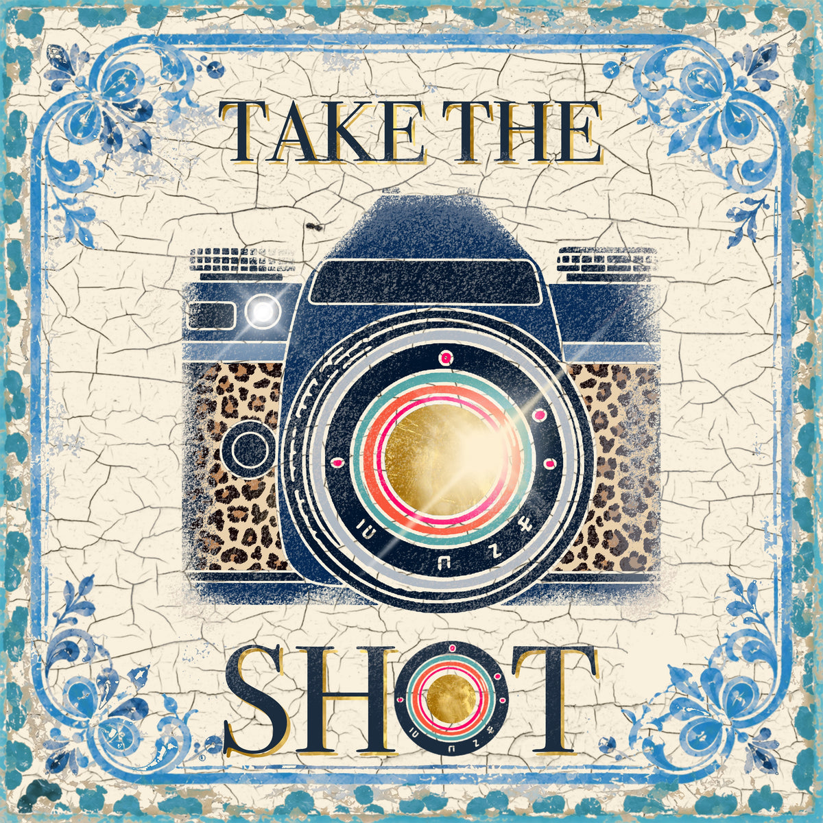 Tegeltje "Take de shot"