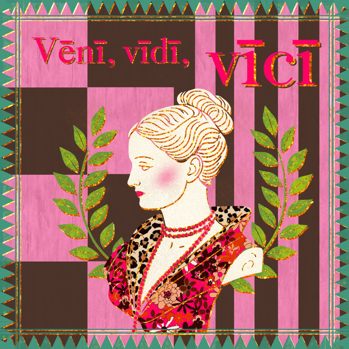 Tegeltje "Veni, vidi, vici