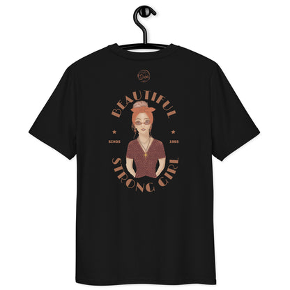 Beautiful strong girl unisex T shirt
