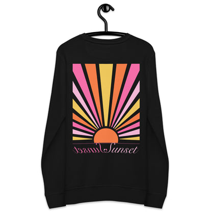 Sunset print achter