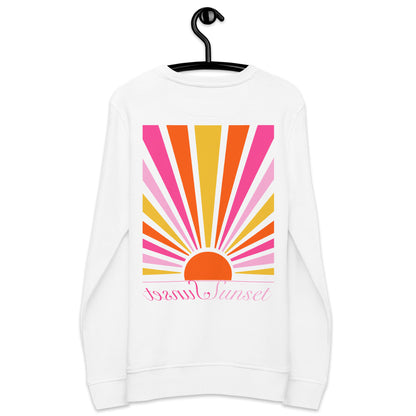 Sunset print achter